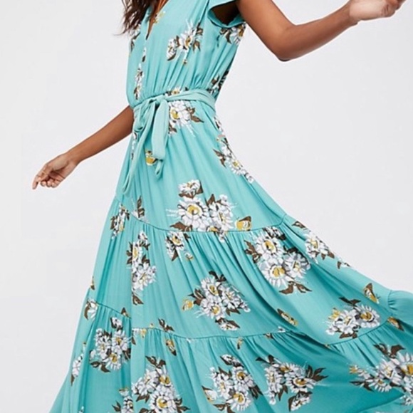 Free People All I Got Floral Maxi Dress - Women’s Medium - Picture 2 of 5